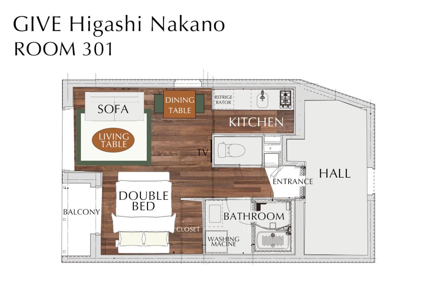 Give Higashi Nakano Tokio Exterior foto